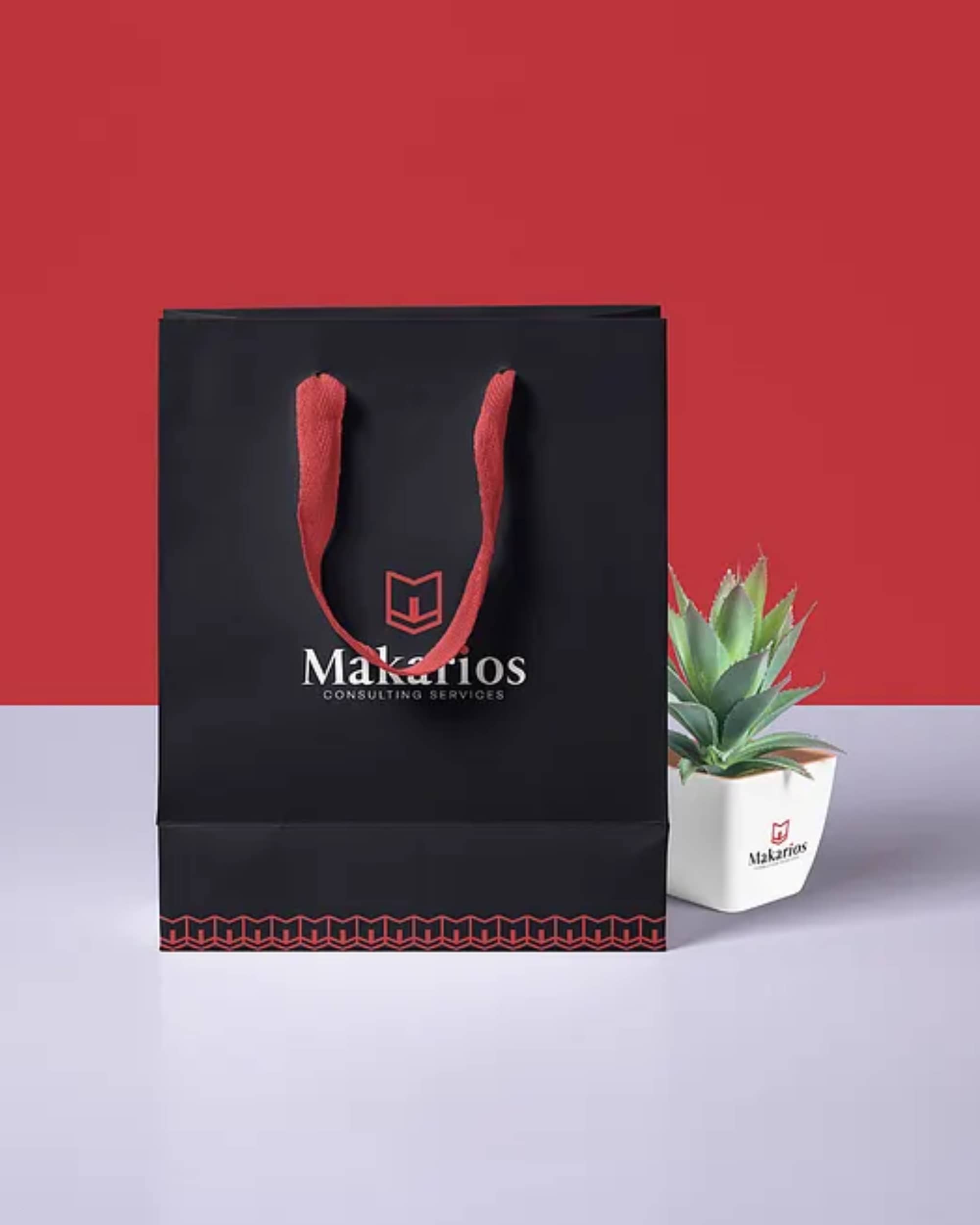Makarios brand collateral